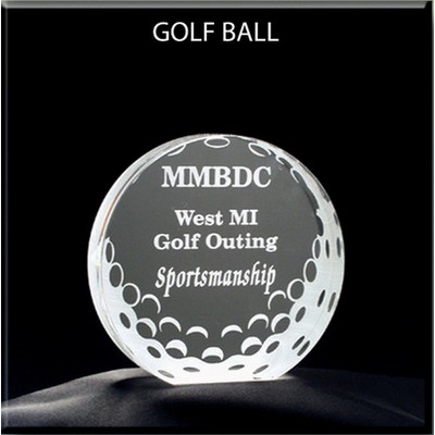 Clear Acrylic Stock Paperweights